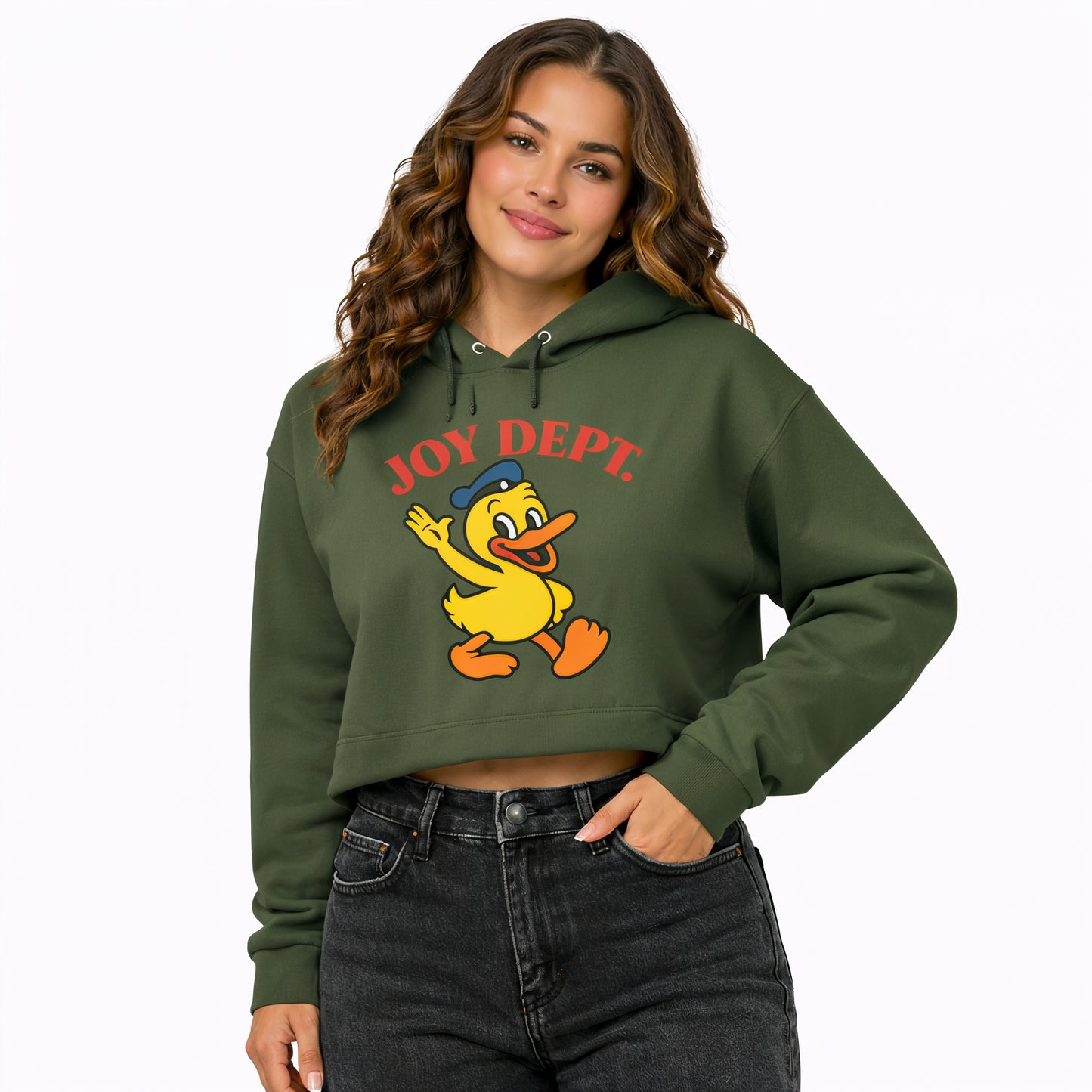 Crop Hoodie – Women’s Cropped Pullover Sweatshirt